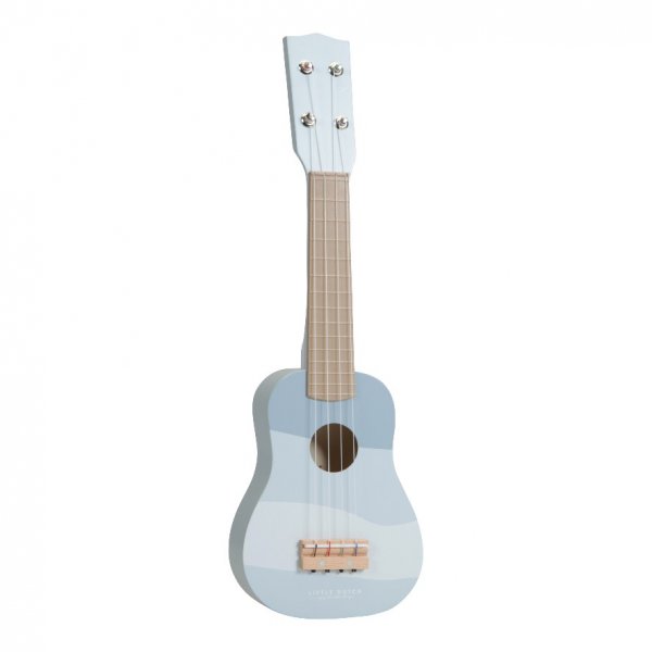 Little Dutch Holz Gitarre - blau - new blue LD7015 - die neue Spielzeuggitarre von Little Dutch